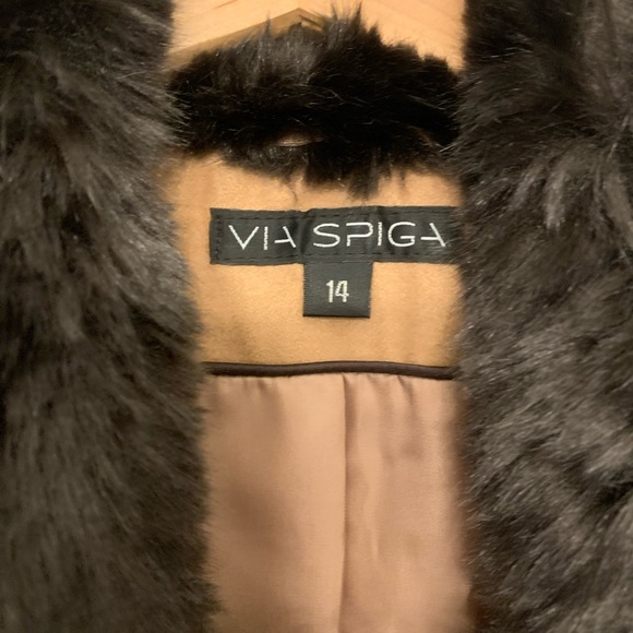 Vía Spiga Kate Mid-length Wool Coat - Picture 4 of 5